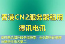 德讯电讯海外服务器带宽：全球领先的速度与稳定性排名第二-越南服务器